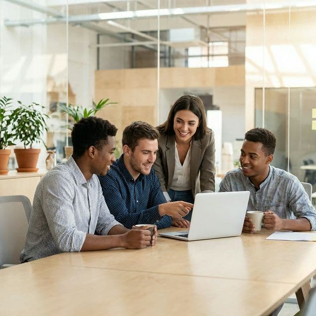 Team collaboration discussion